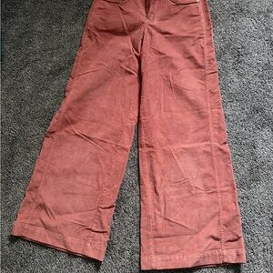 Anthropologie Rust Wide Leg Pants
